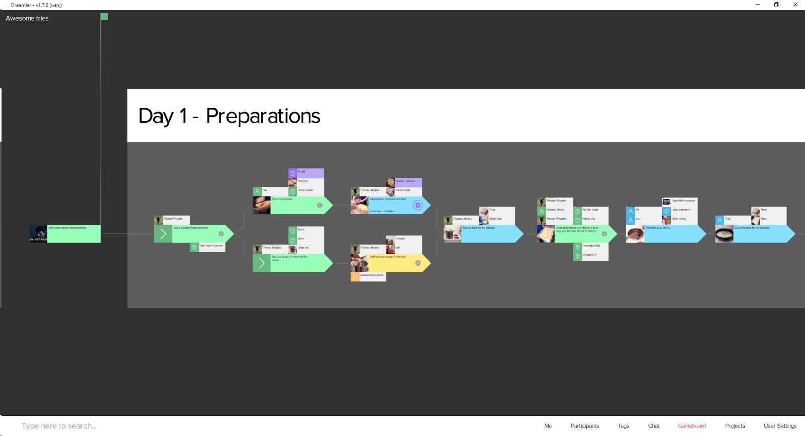 Collaborative Visual Planning Tool Dreamler